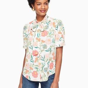 Kate Spade New York in Blossom Blouse Neck Tie Size XS